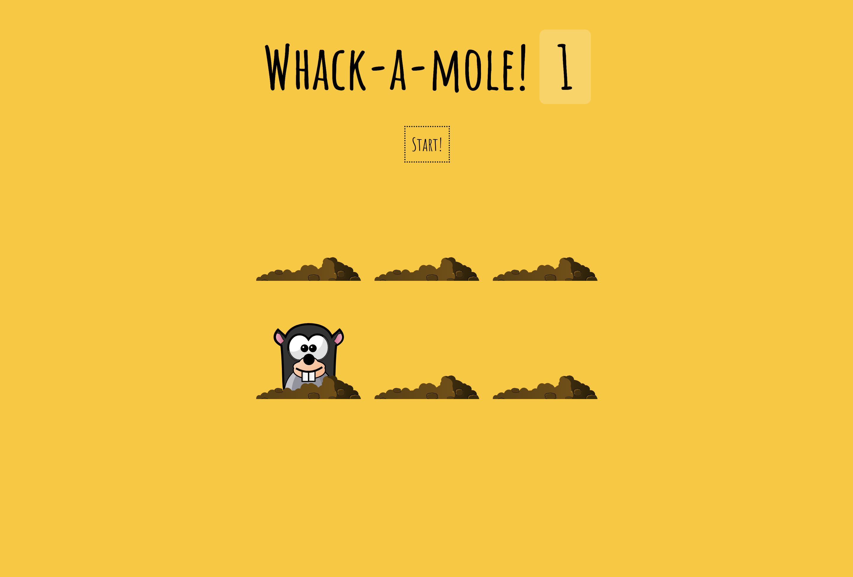 Day30 Whack A Mole